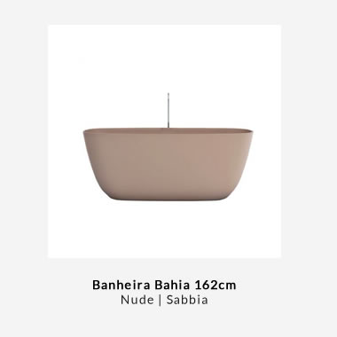Banheira de Imerso Nude / Marrom Bahia Sabbia