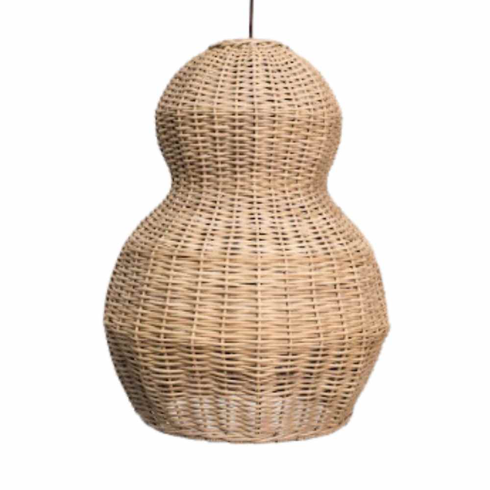 Pendente em Fibra Natural Decorativo Modelo SC83 P/ Cozinha