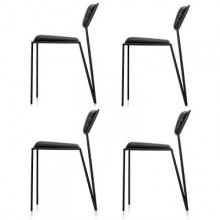 Conjunto com 4 Cadeiras Velvet tecido Designer Tiago Curioni
