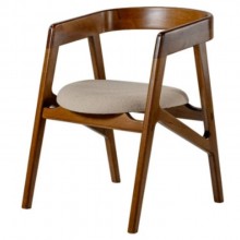 Cadeira de Madeira Macia Para Mesa de Jantar Minimalista