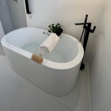 Monocomando de Piso Para Banheira Com Ducha Black Matt Doka 