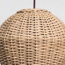 Pendente em Fibra Natural Decorativo Modelo SC83 P/ Cozinha