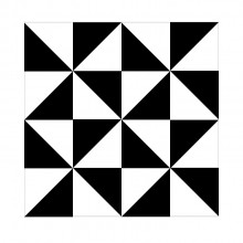 Azulejo de Parede 15,5x15,5cm Catavento Vetro Design