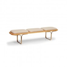Banco Com 3 Lugares Para Home Living ou Sala Madeira Gaivota