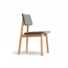 Cadeira Essen Estofada Estrutura de Madeira Design Assinado