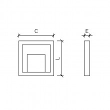 Cobog de Cimento Com Design Assinado Cube 40x40 Gauss