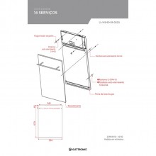Lava-Loua 14 Servios para Armrio Planejado 220V Elettromec