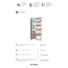 Refrigerador Duo 360 Litros 220V Elettromec Titanium Gourmet