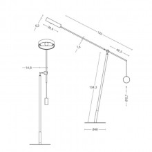 Luminria Cho Loud Klaxon Ao Inox Abajur Led Minimalista 