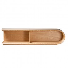 Sof de Madeira Minimalista Estofado Com Design Rstico