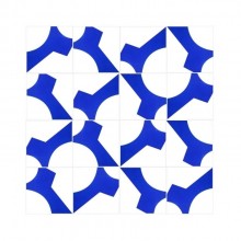 Azulejo de Parede Assinado Cromo Paulo Niemeyer 15,5x15,5cm