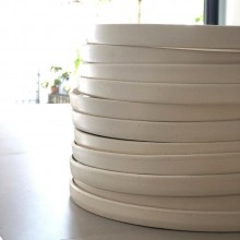 Prato Cermica Artesanal para Refeio Principal com Borda