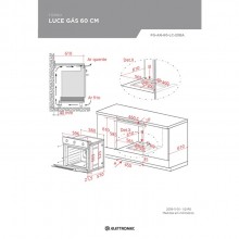 Forno Luce Gs 60cm 220V Elettromec Titanium Gourmet Cozinha